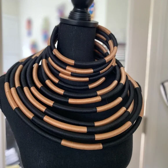 Handmade Imported Statement Necklace - Picture 4 of 5